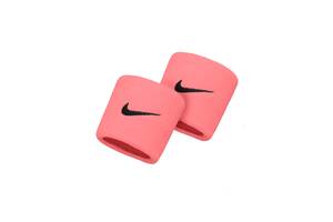 Напульсник NIKE SWOOSH WRISTBANDS 2 PK PINK GAZE/OIL GREY OSFM - N.000.1565.677.OS