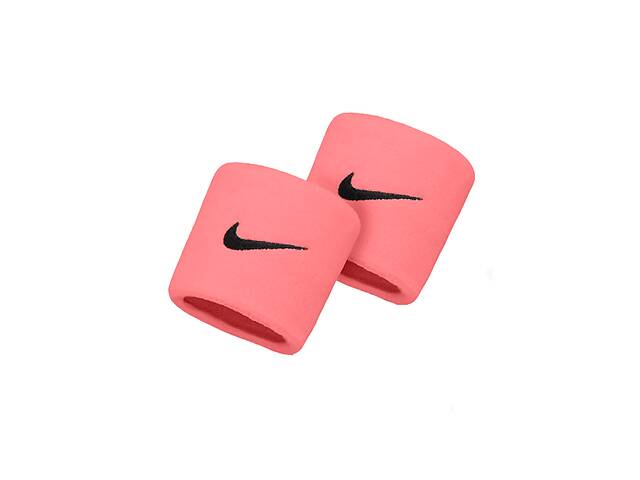 Напульсник NIKE SWOOSH WRISTBANDS 2 PK PINK GAZE/OIL GREY OSFM - N.000.1565.677.OS