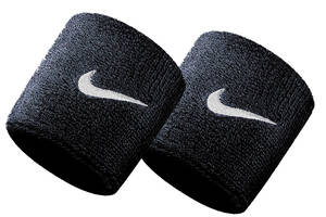 Напульсник NIKE SWOOSH WRISTBANDS 2 PK ROYAL BLACK/WHITE - N.NN.04.010.OS