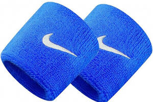 Напульсник NIKE SWOOSH WRISTBANDS 2 PK ROYAL BLUE/WHITE OSFM - N.NN.04.402.OS