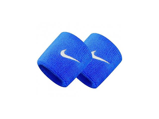 Напульсник NIKE SWOOSH WRISTBANDS 2 PK ROYAL BLUE/WHITE OSFM - N.NN.04.402.OS