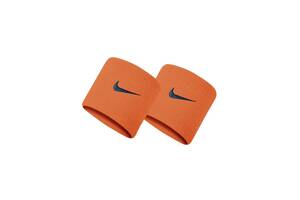 Напульсник NIKE SWOOSH WRISTBANDS 2 PK TEAM ORANGE/COLLEGE NAVY OSFM - N.000.1565.804.OS