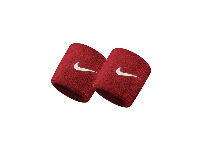 Напульсник NIKE SWOOSH WRISTBANDS 2 PK VARSITY RED/WHITE OSFM - N.NN.04.601.OS