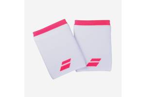 Напульсники Babolat Logo Jumbo Wristband 5US18262 One Size White/Pink