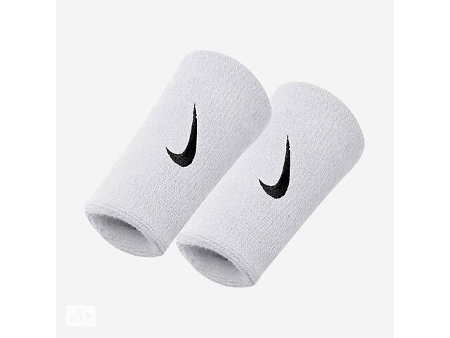 Напульсники Nike Swoosh Double Wide Wristband Atomic NNN05101OS One Size White