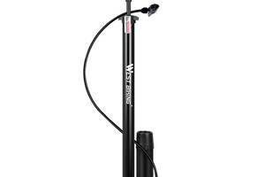 Насос велосипедный West Biking YP0711066 Black с манометром велонасос