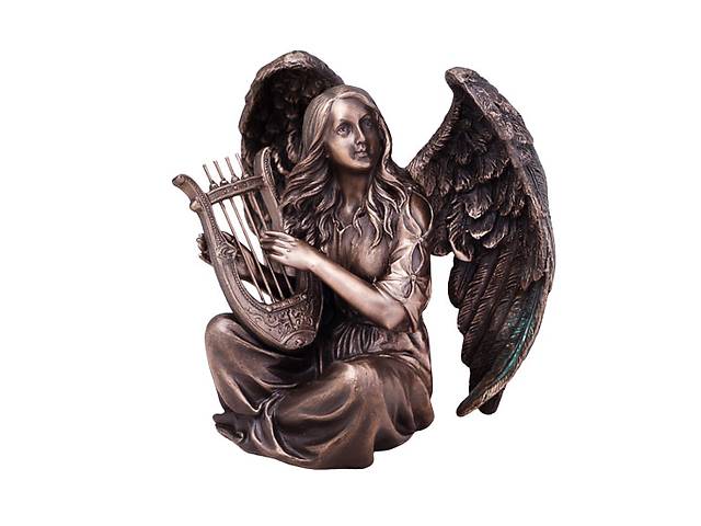 Настольная фигурка Ангел с арфой 18 см AL226525 Veronese