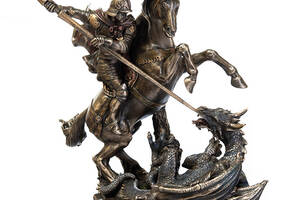 Настольная фигурка Георгий победоносец с бронзовым покрытием 16х21 см AL226561 Veronese