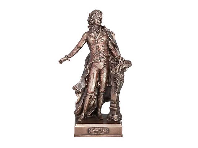 Настольная фигурка Моцарт с бронзовым покрытием 32 см AL226548 Veronese