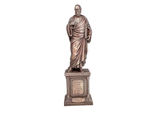 Настольная фигурка Сократ с бронзовым покрытием 36 см AL226546 Veronese