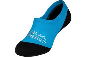 Носки для бассейна Aqua Speed NEO SOCKS 6104 (177-01) 26-27 Черно-голубой (5908217661043)