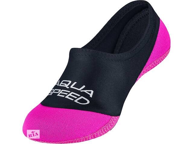 Носки для бассейна Aqua Speed NEO SOCKS 7377 (177-19) 26-27 Черно-малиновый (5908217673770)