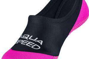 Носки для бассейна Aqua Speed NEO SOCKS 7380 (177-19) 28-29 Черно-малиновый (5908217673800)