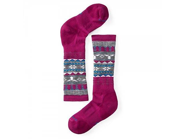 Носки Smart Woоl Girls' Wintersport Fairisle Moose Berry L Smart Wool (1033-SW 15012.044-L)