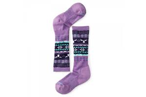 Носки Smart Woоl Girls' Wintersport Fairisle Moose Lilac XS Smart Wool (1033-SW 15012.703-XS)