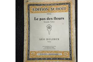 Ноты.Leo Delibes 'Le pas des fleurs'.