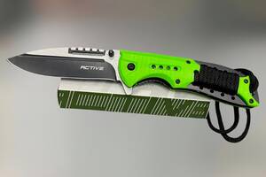 Нож Active Roper Green, нержавеющая сталь, складной нож для военных* Купи уже сегодня!