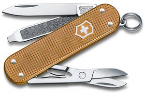 Нож-брелок Victorinox Classic SD Alox Colors Wet Sand 58 мм Коричневый (0.6221.255G)