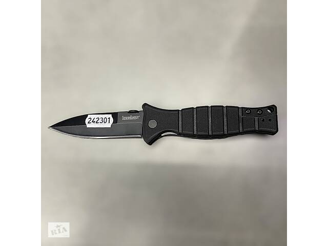 Нож Kershaw XCOM (3425), черный цвет, сталь 8Cr13MoV, тактический складной нож для военных*