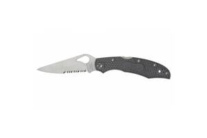 Нож Spyderco Byrd Cara Cara 2 полусерейтор Grey (1013-87.15.59)