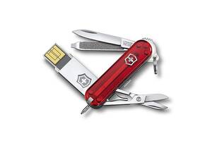 Нож Victorinox c USB-модулем на 16 Гб 58 мм Красный (4.6125.TG16B)
