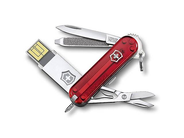 Нож Victorinox c USB-модулем на 32 Гб 58 мм Красный (4.6125.TG32B)