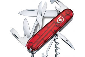 Нож Victorinox Climber Transparent Красный (1049-Vx13703.T)