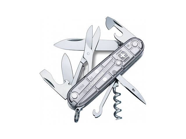Нож Victorinox Climber Transparent Серый (1049-Vx13703.T7)