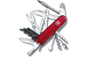 Нож Victorinox Cybertool S Transparent Red (1049-Vx17605.T)