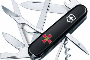 Нож Victorinox Huntsman Army 91мм Эмблема ВСУ (1049-Vx13713.3_W0010u)