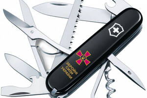 Нож Victorinox Huntsman Army 91мм Эмблема ВСУ + надпись ВСУ (1049-Vx13713.3_W1011u)