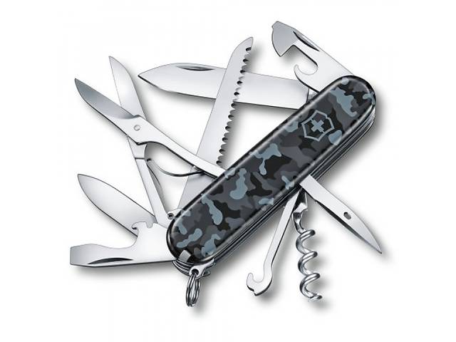 Нож Victorinox Huntsman Черный/Серый (1049-Vx13713.942)