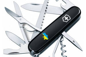 Нож Victorinox Huntsman Ukraine 91мм Карта Украины син-желт. (1049-Vx13713.3_T1166u)