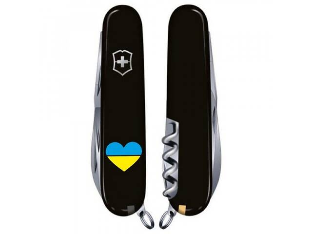 Нож Victorinox Huntsman Ukraine 91мм Сердце (1049-Vx13713.3_T1090u)