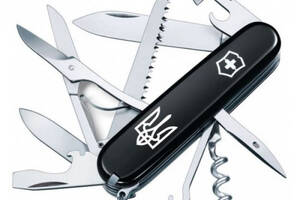 Нож Victorinox Huntsman Ukraine 91мм Трезуб бел. (1049-Vx13713.3_T0010u)