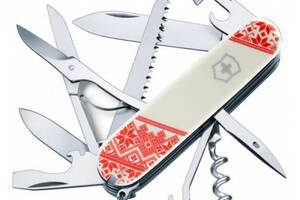 Нож Victorinox Huntsman Ukraіne 91мм Вишиванка (1049-Vx13713.7_T0051r)