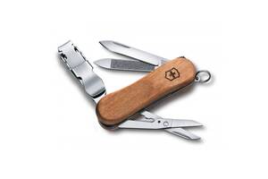 Нож Victorinox NailClip Wood 580 65 мм 6 функций Коричневый (0.6461.63)