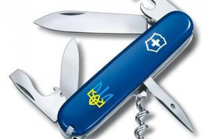 Нож Victorinox Spartan Ukraine 91мм Трезубец син-желт. (1049-Vx13603.2_T0016u)