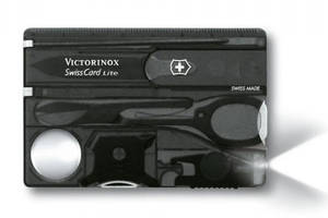 Нож Victorinox Swiss Card Lite Transparent Черный (1049-Vx07333.T3)