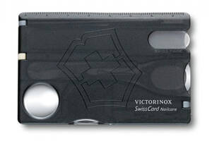Нож Victorinox SwissCard Nailcare Черный (1049-Vx07240.T3)