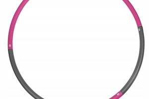 Обруч массажный XPro Hula Hoop WM-53 серый с розовым (MER-15010_251)