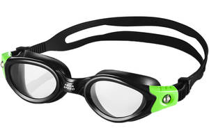Очки для плавания Aqua Speed PACIFIC 6647 Черно-зеленые (5908217666475)