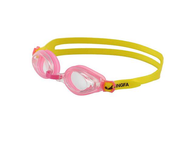 Очки для плавания детские Yingfa J529AF FDSO Розово-желтый (60508699)