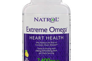 Омега Extreme Natrol лимон 2.400 мг 60 кап. (28903)
