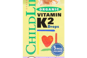 Органический витамин K2 ChildLife в каплях ягодный вкус 12 мл (CDL14500)