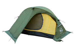 Палатка 2 местная Tramp Sarma 2 V2 Зеленая с двойным перекрестом дуг 2,9 кг