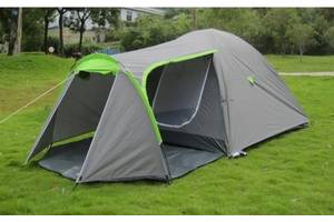 Палатка 3-х местная Presto Acamper MONSUN 3 PRO серый- 3500мм. H2О - 3,4 кг.