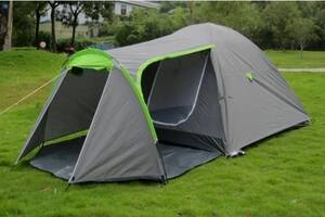 Палатка 3-х местная Presto Acamper MONSUN 3 PRO серый- 3500мм. H2О - 3,4 кг. Купи уже сегодня!