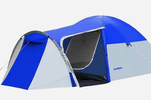 Палатка 4-х местная Presto Acamper MONSUN 4 PRO синий - 3500мм. H2О - 4,1 кг. Купи уже сегодня!
