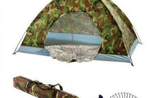 Палатка четырехместная Stenson R17759 Camouflage